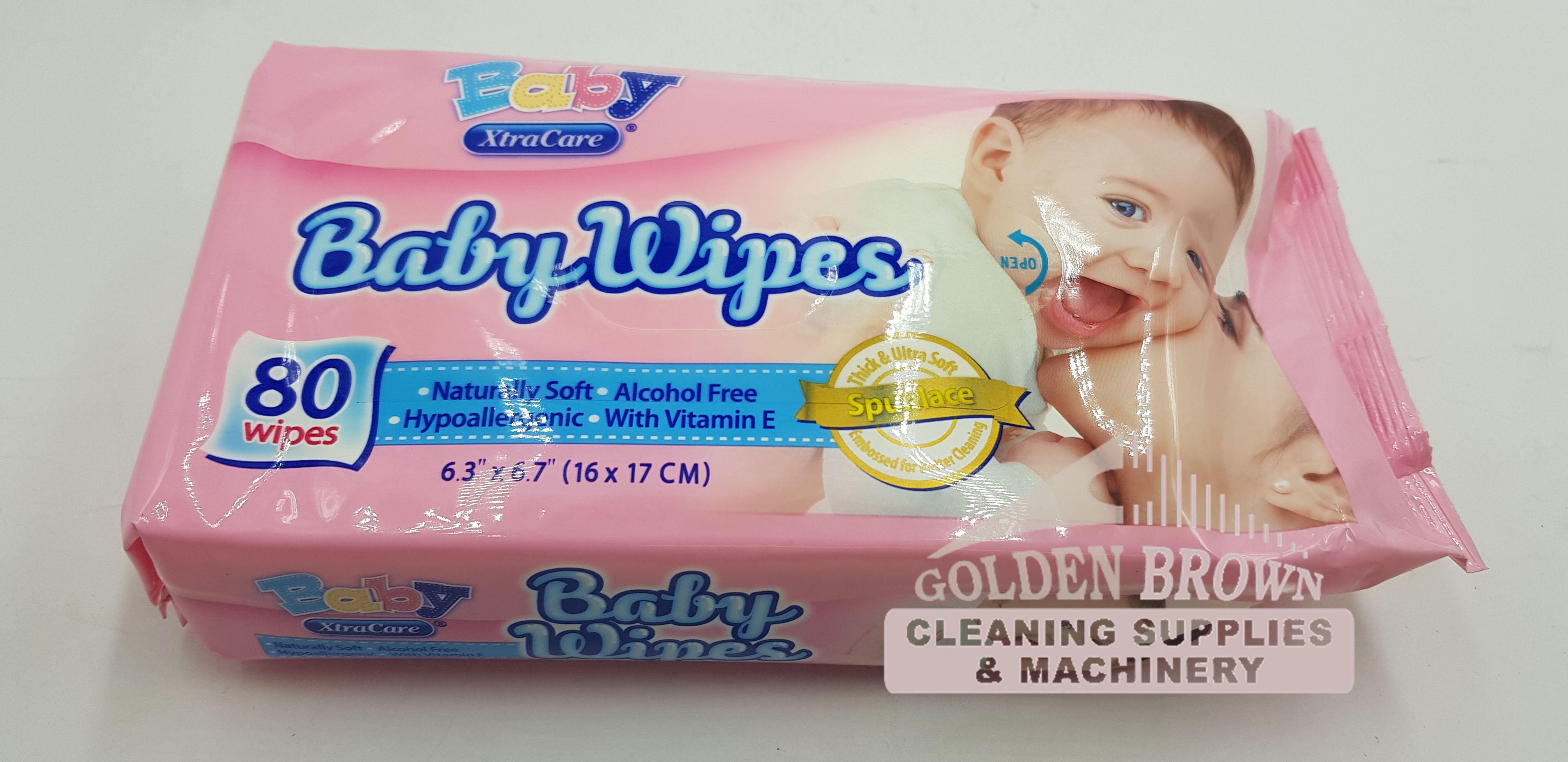 Baby Wipes Disposable 16 x 17cm Vitamin E 41319