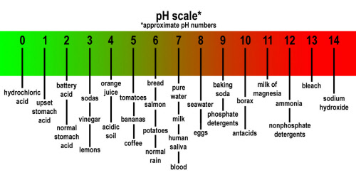 Cleaning Chemical PH Chart