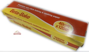 BetaBake Baking Paper 45cm x 120m (Single Roll)