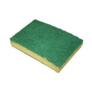 s4 sps 150x100mm pallglomesh green 1pk sponge scourer green or red