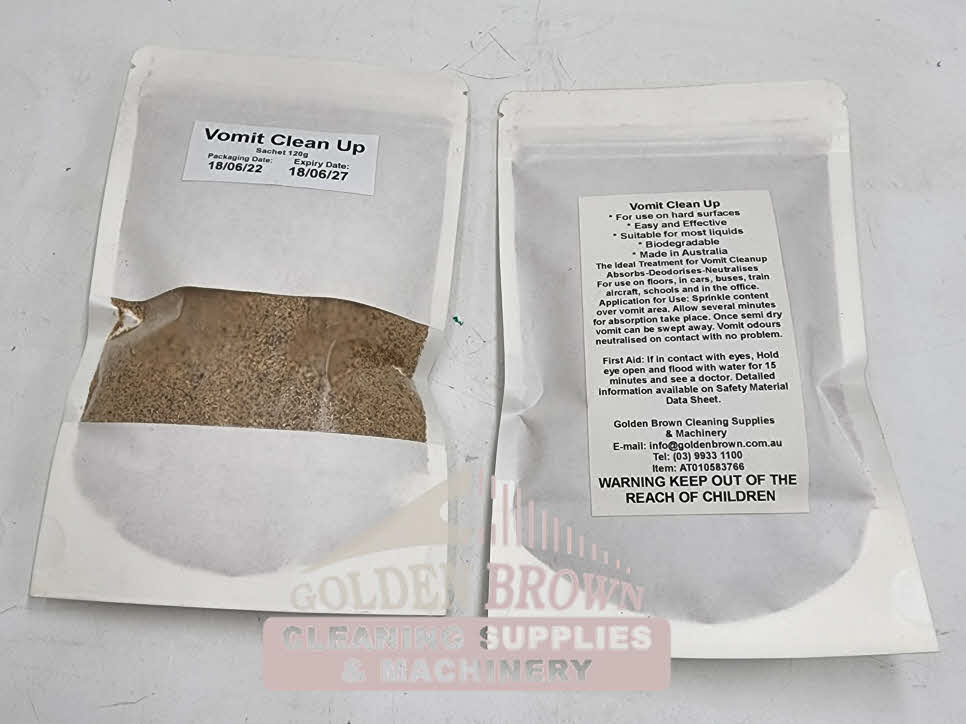 Vomit Clean Up Sachets 120 g Pk | NPVC100