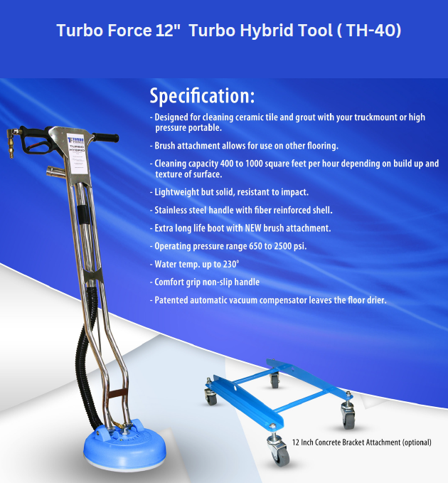 T2 WER Turbo Force 12 Inch Turbo Hybrid Tool (TH-40)