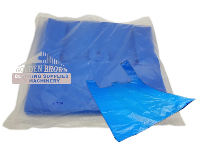 Singlet Hand Bag Large Plastic Blue 250 PK | 52702